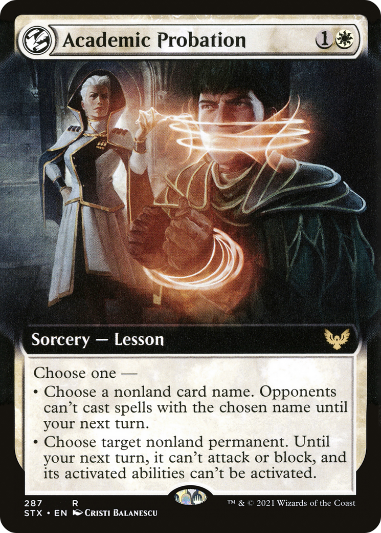 Academic Probation (Extended Art) (287) - Strixhaven: School of Mages