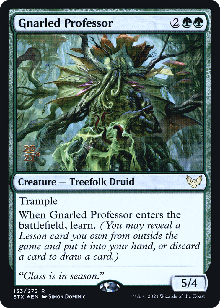 Gnarled Professor (133) Foil - Strixhaven: School of Mages Promos
