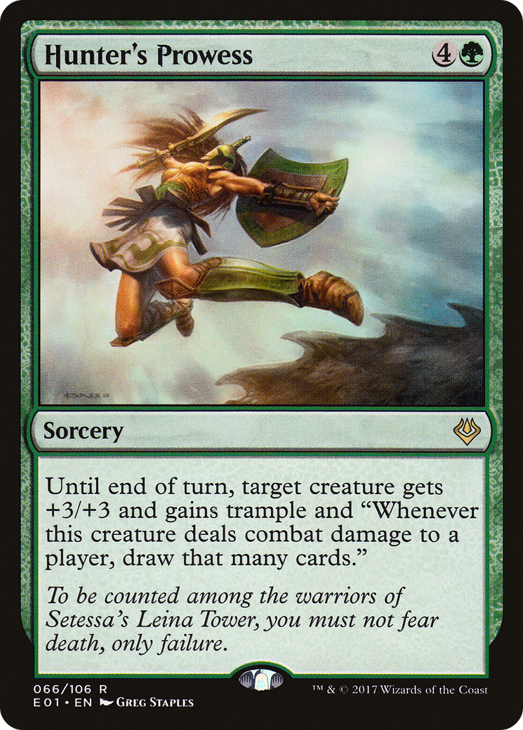 Hunter's Prowess (066) - Archenemy: Nicol Bolas