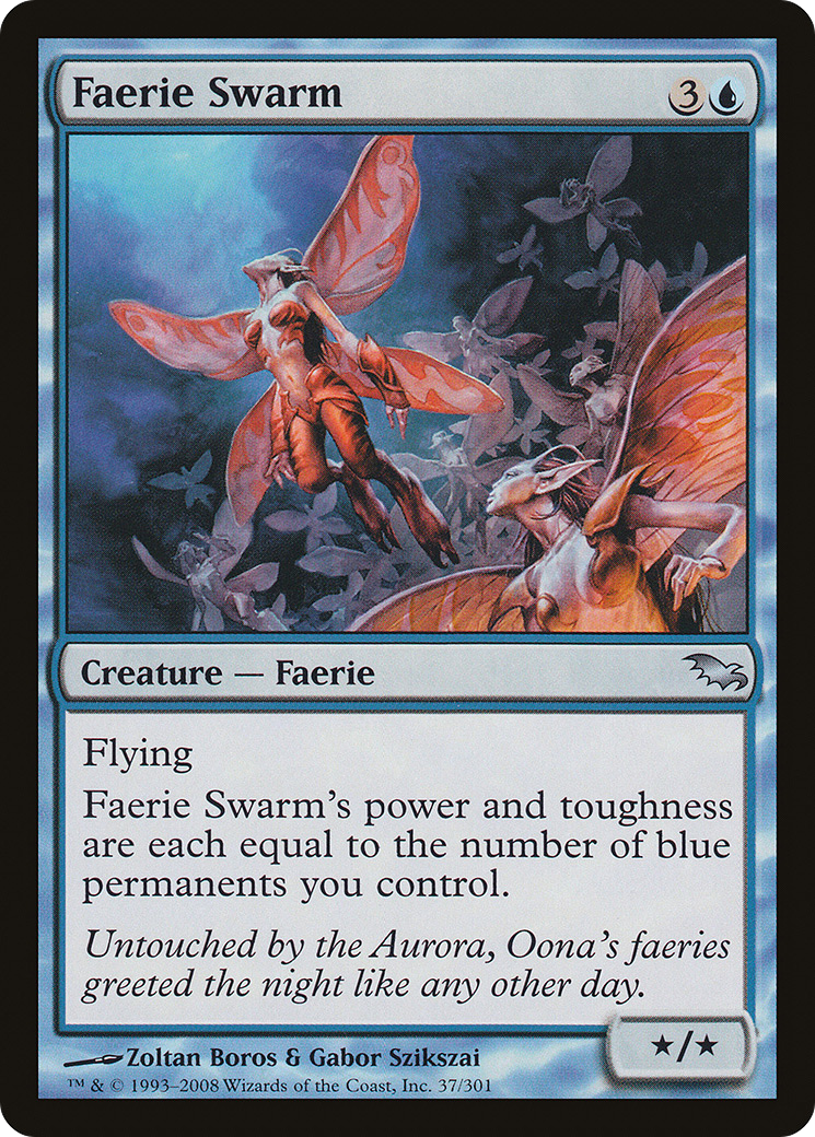 Faerie Swarm (037) Foil - Shadowmoor