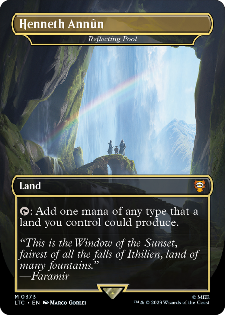 Henneth Annun – Reflecting Pool (373) Foil - Tales of Middle-earth Commander