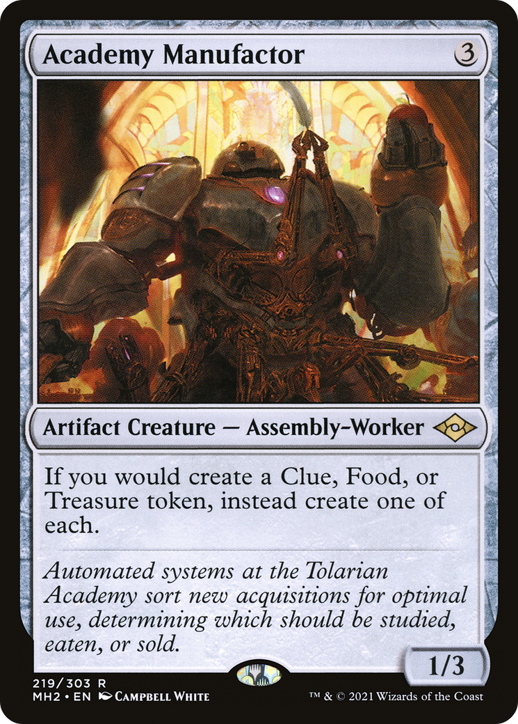 Academy Manufactor (219) Foil - Modern Horizons 2