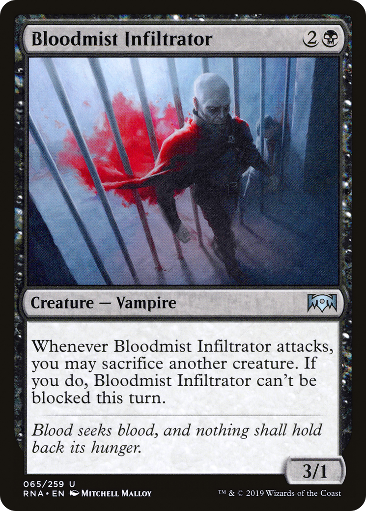 Bloodmist Infiltrator (065) Foil - Ravnica Allegiance