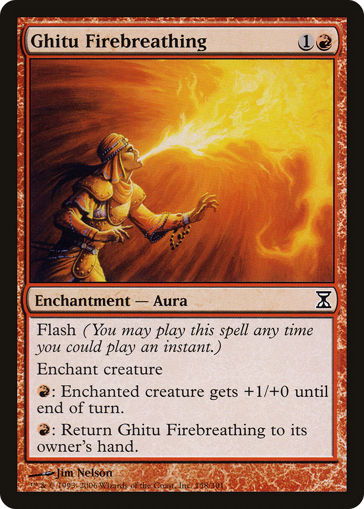 Ghitu Firebreathing (158) - Time Spiral