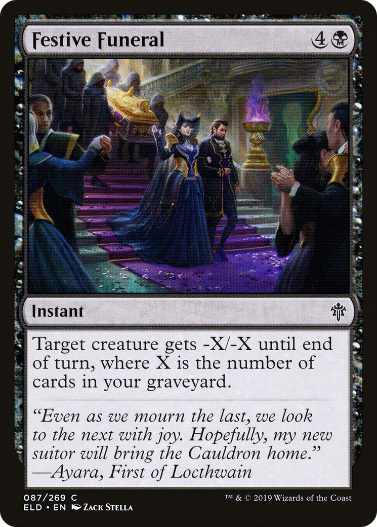 Festive Funeral (087) - Throne of Eldraine