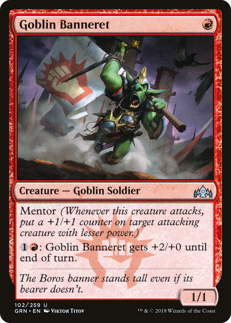 Goblin Banneret (102) - Guilds of Ravnica
