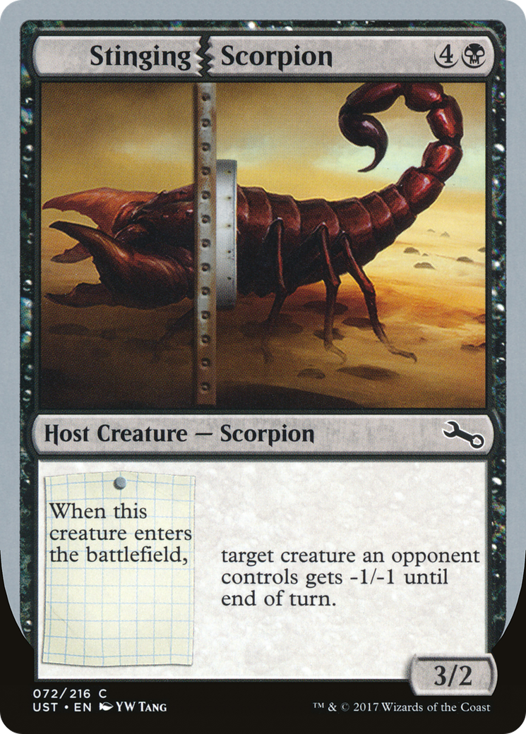 Stinging Scorpion (072) - Unstable