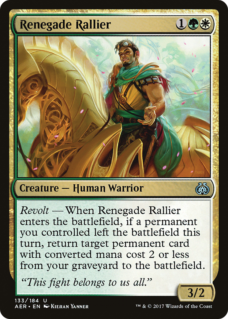 Renegade Rallier (133) Foil - Aether Revolt