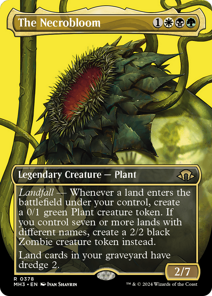 The Necrobloom (Borderless) (378) - Modern Horizons 3