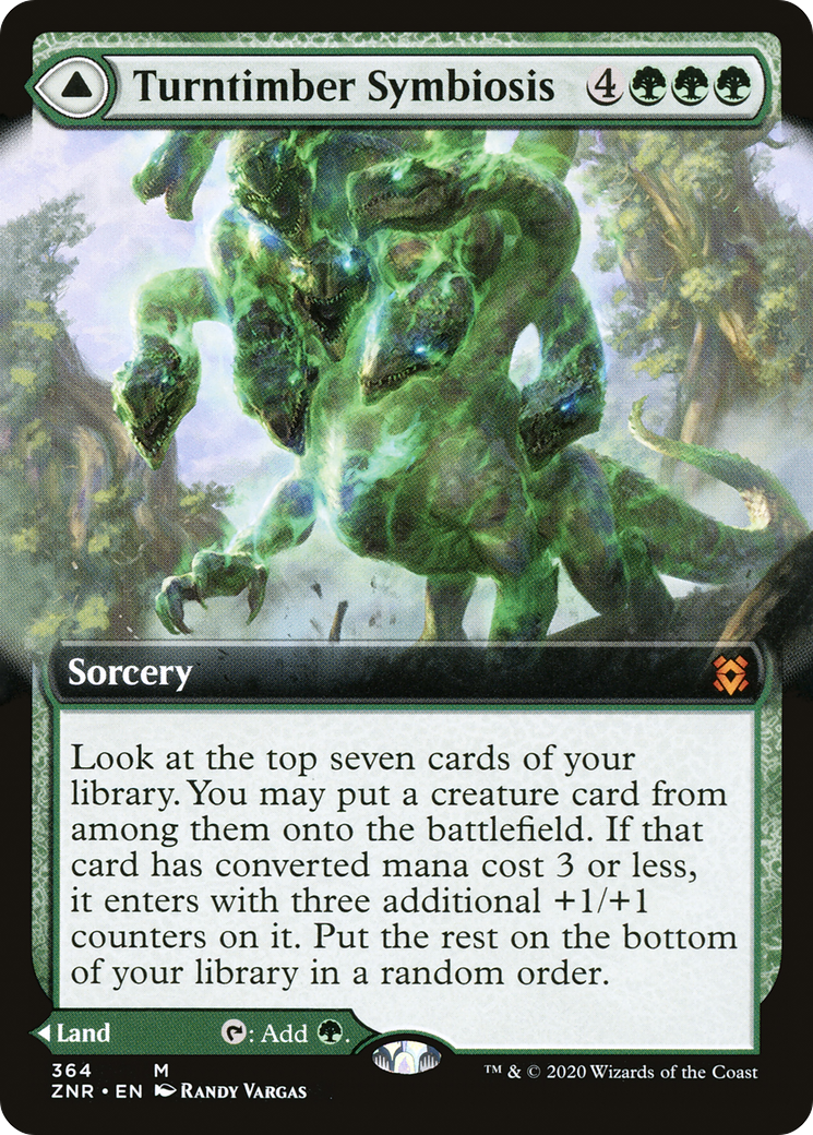 Turntimber Symbiosis (Extended Art) (364) Foil - Zendikar Rising