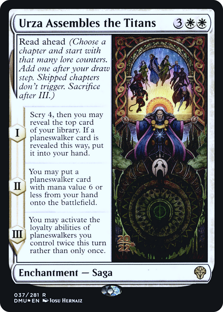 Urza Assembles the Titans (37s) Foil - Dominaria United Promos