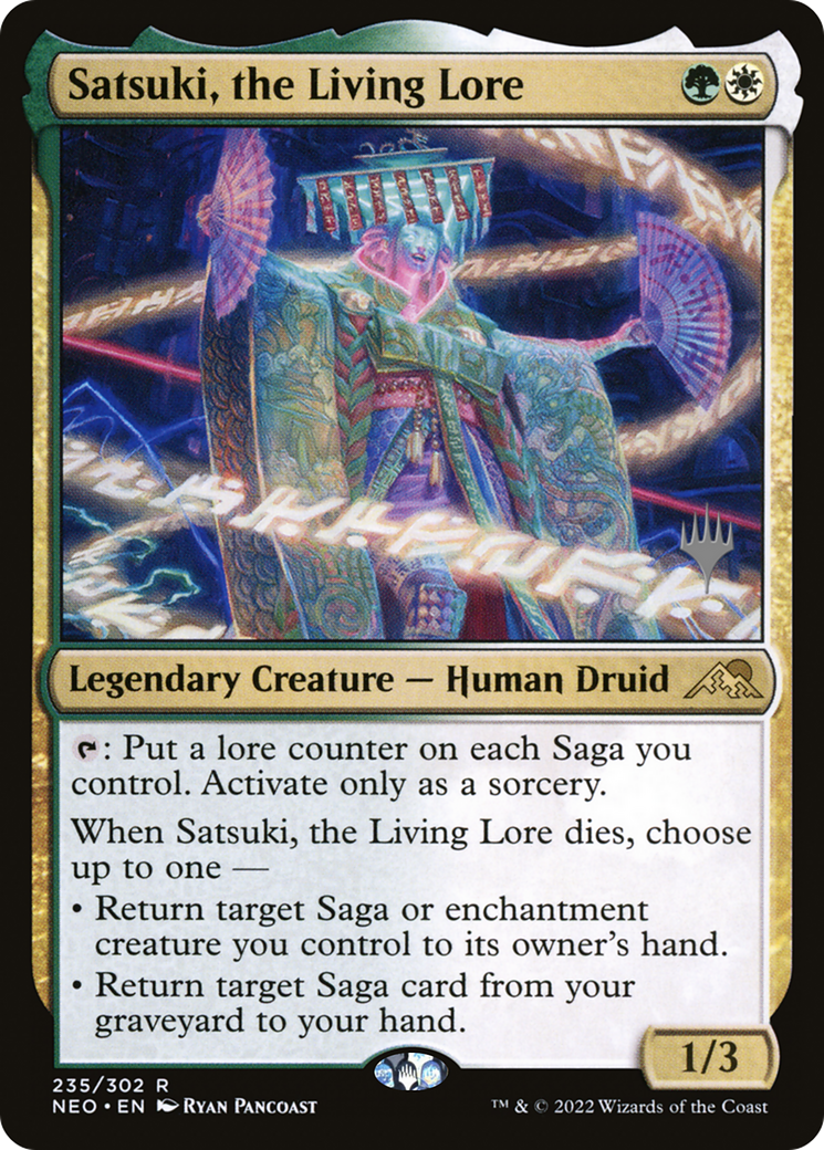 Satsuki, the Living Lore (235) Foil - Kamigawa: Neon Dynasty Promos