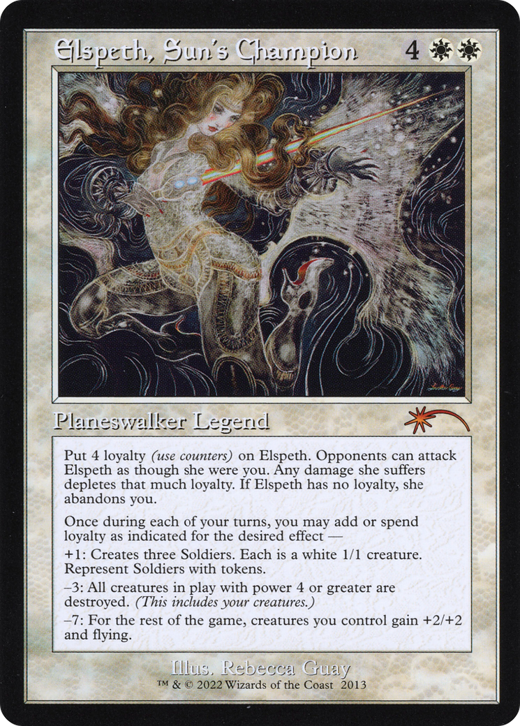 Elspeth, Sun's Champion (Retro) (2013) - Secret Lair Countdown Kit