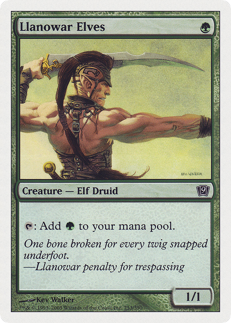 Llanowar Elves (253) - Ninth Edition
