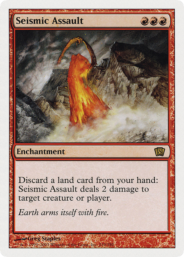 Seismic Assault (219) - Eighth Edition