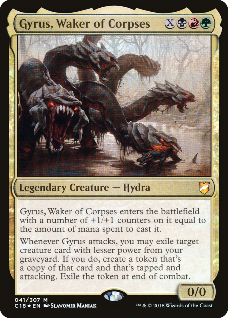 Gyrus, Waker of Corpses (041) Foil - Commander 2018