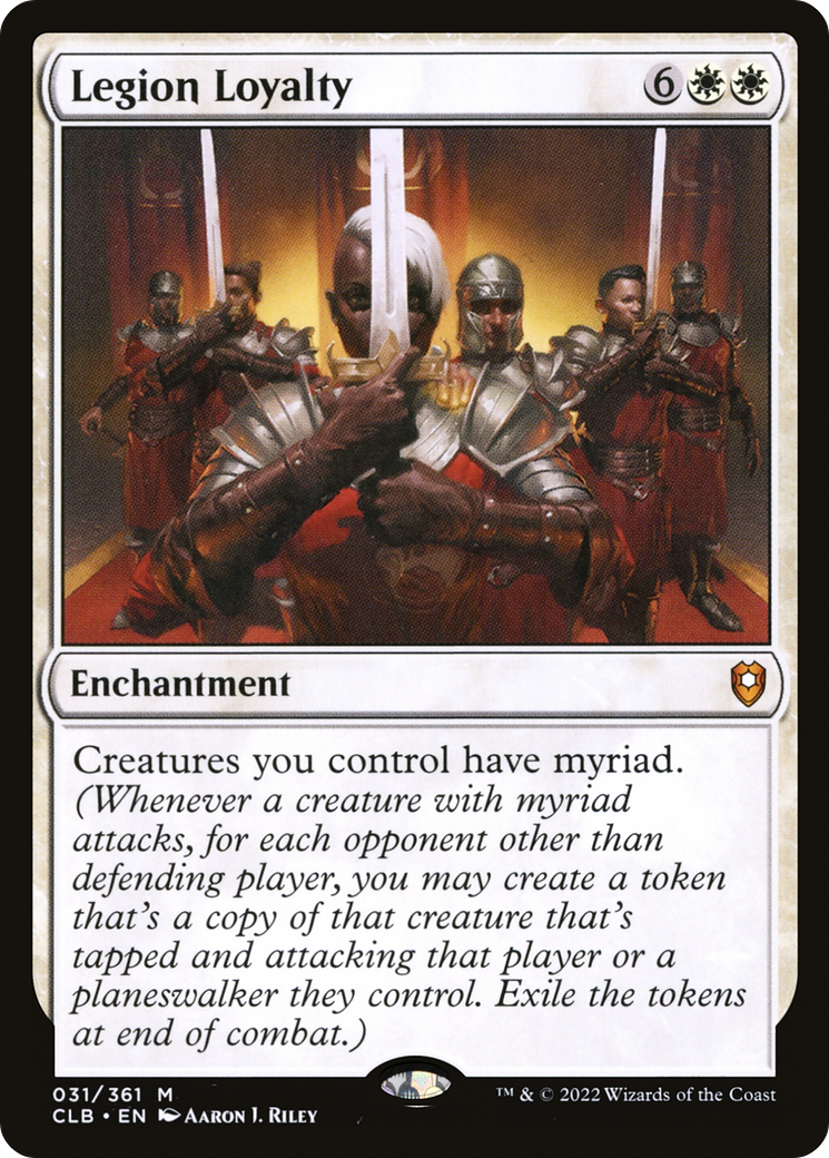 Legion Loyalty (031) Foil - Commander Legends: Battle for Baldur's Gate