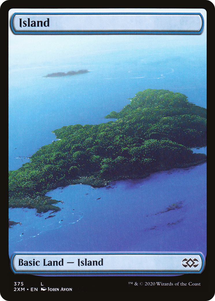 Island (375) Foil - Double Masters
