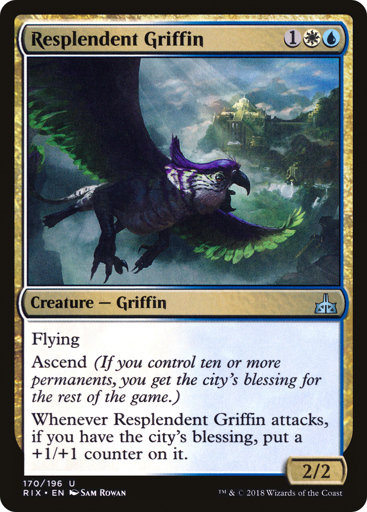 Resplendent Griffin (170) - Rivals of Ixalan