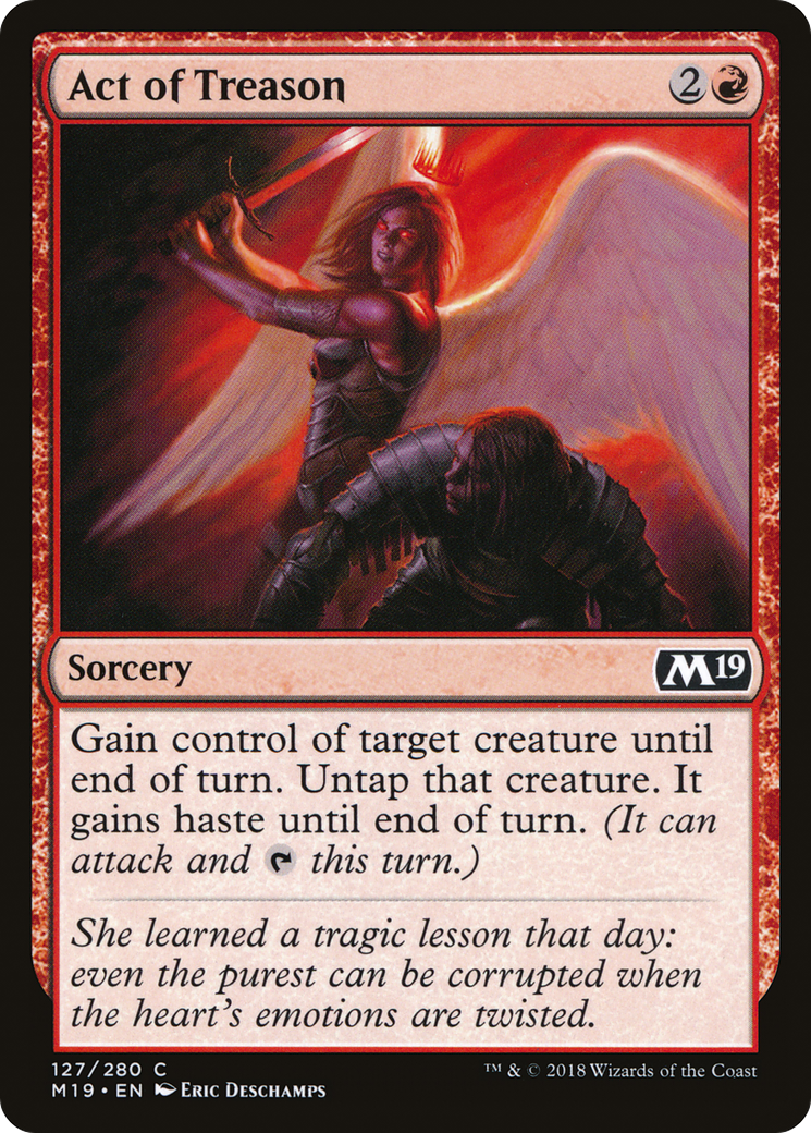 Act of Treason (127) - Core Set 2019