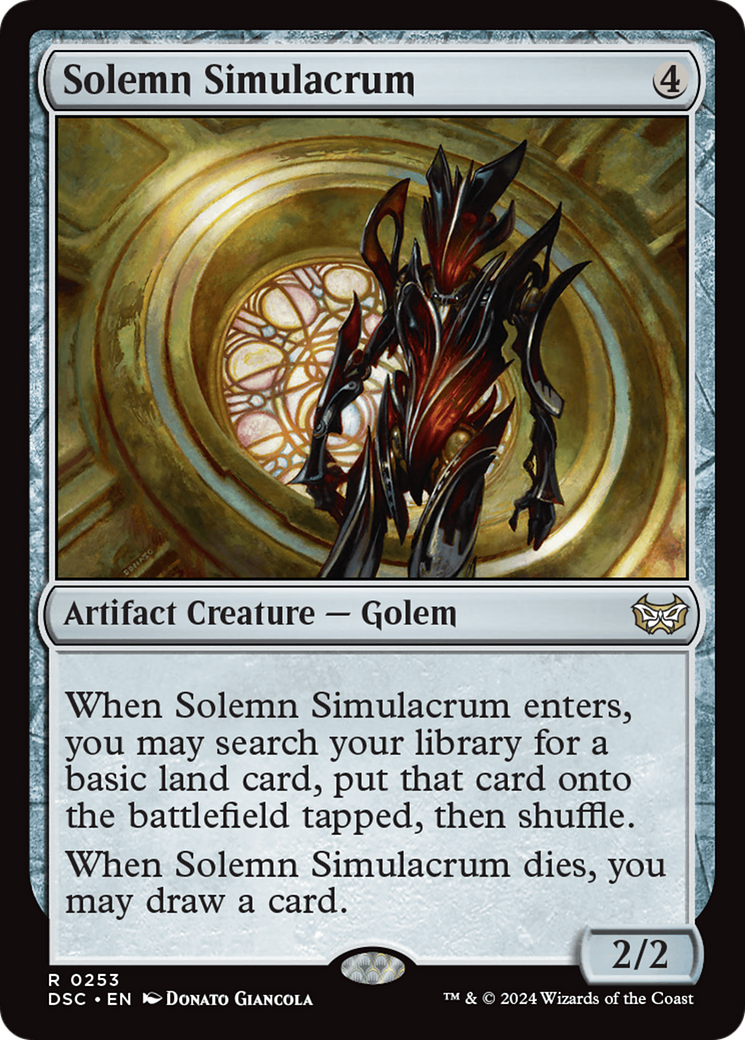 Solemn Simulacrum (253) - Duskmourn: House of Horror Commander