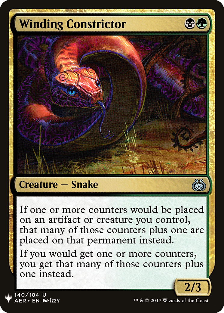 Winding Constrictor (AER-140) - The List