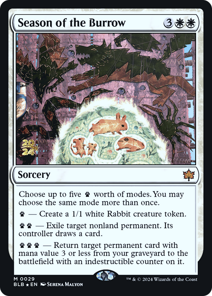 Season of the Burrow (029) Foil - Bloomburrow Promos