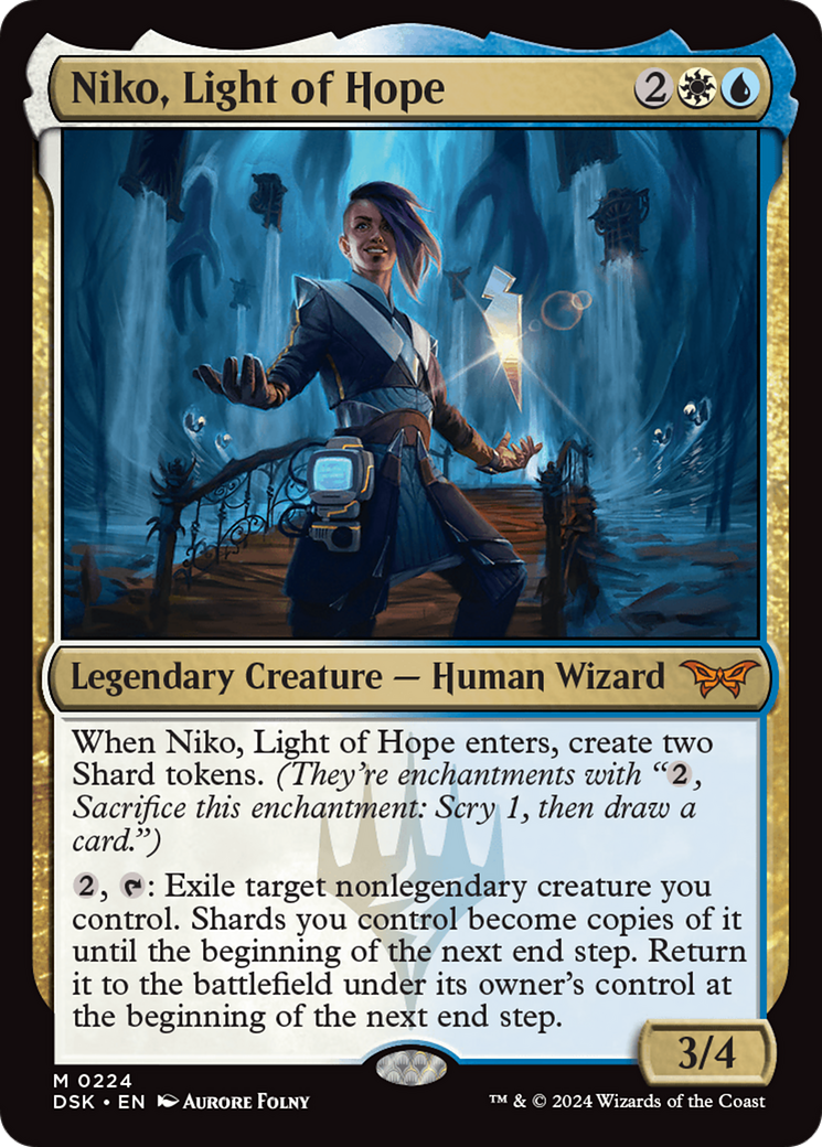 Niko, Light of Hope (224) Foil - Duskmourn: House of Horror