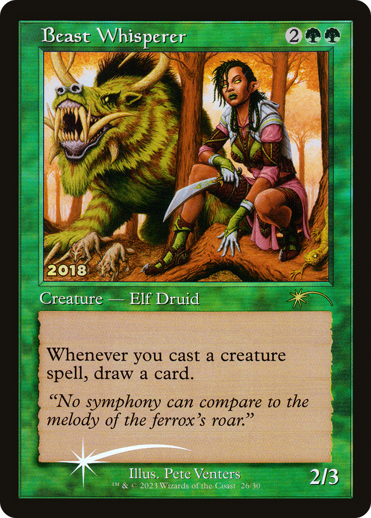 Beast Whisperer (Retro) (026) Foil - 30th Anniversary Play Promos