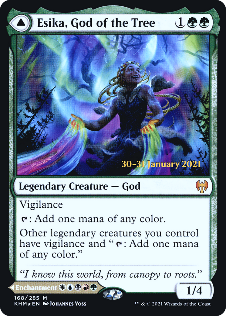 Esika, God of the Tree (168) Foil - Kaldheim Promos