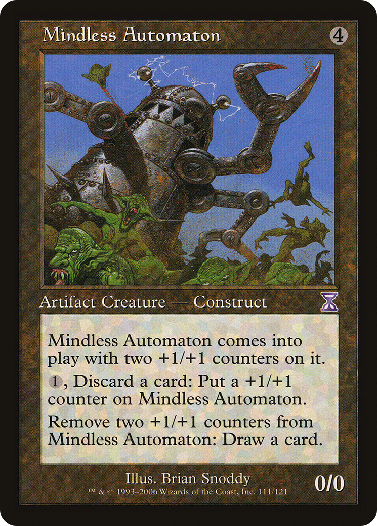 Mindless Automaton (Retro) (111) Foil - Time Spiral Timeshifted