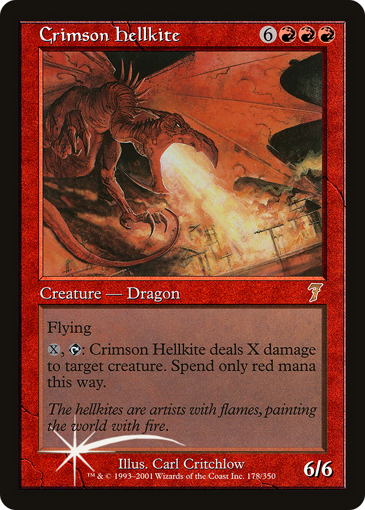Crimson Hellkite (178) - Seventh Edition