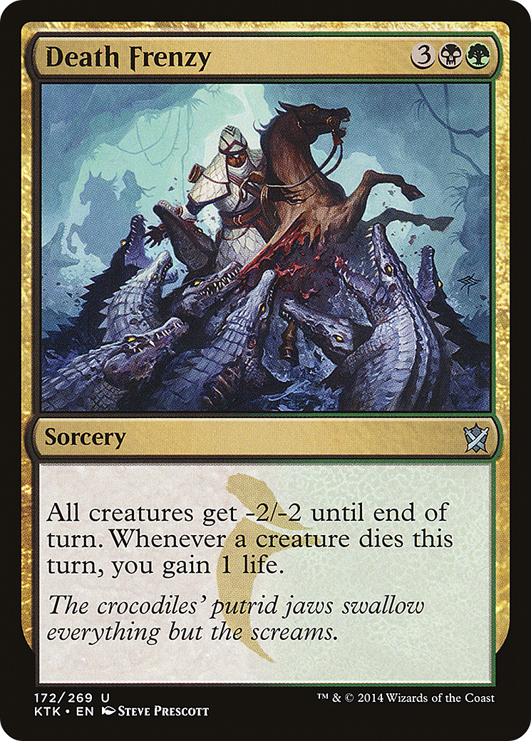 Death Frenzy (172) Foil - Khans of Tarkir