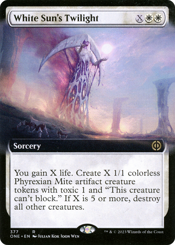 White Sun's Twilight (Extended Art) (377) - Phyrexia: All Will Be One