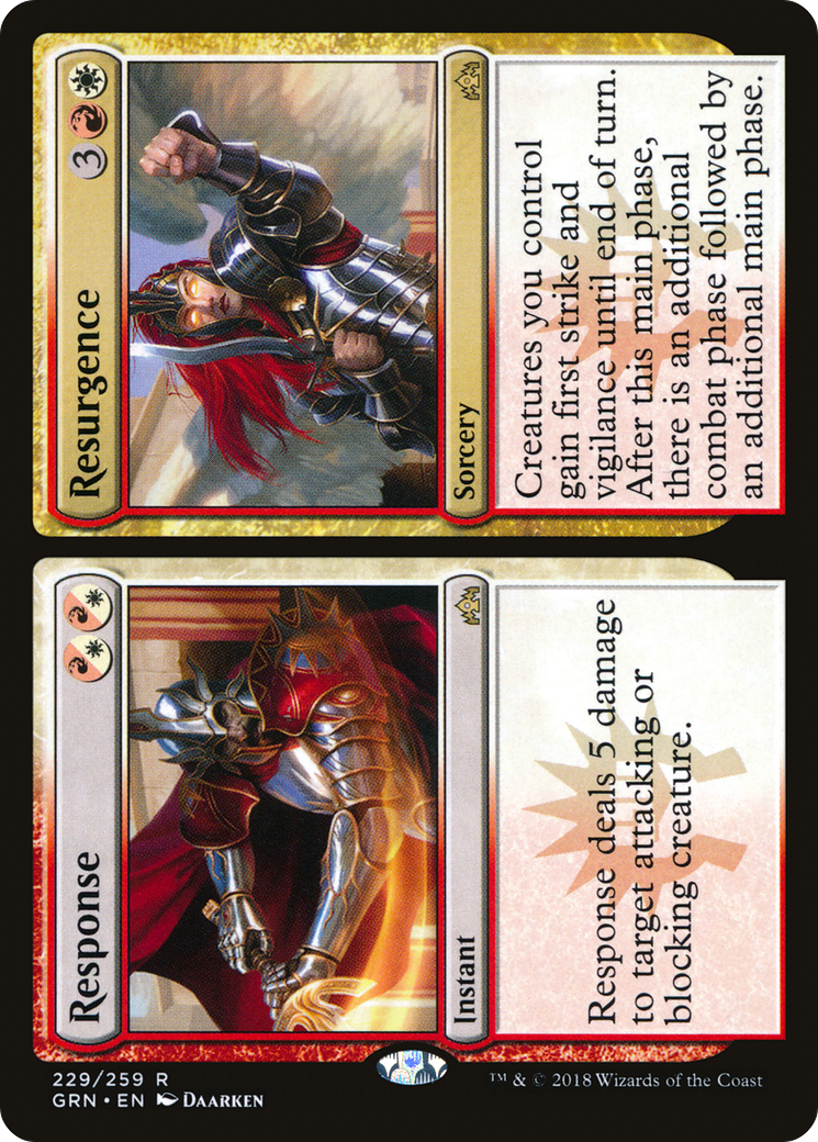Response // Resurgence (229) Foil - Guilds of Ravnica