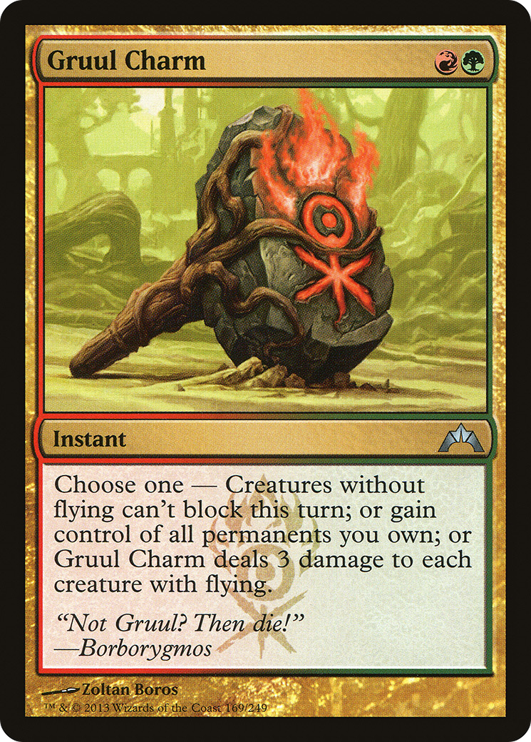 Gruul Charm (169) Foil - Gatecrash