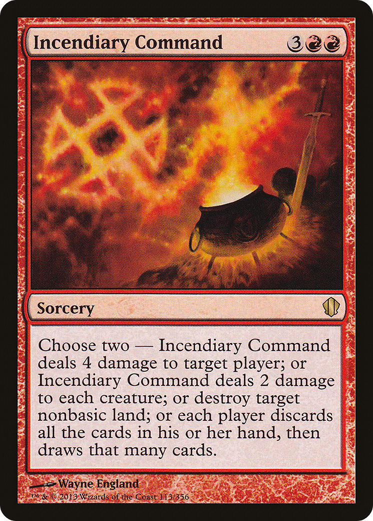 Incendiary Command (113) - Commander 2013