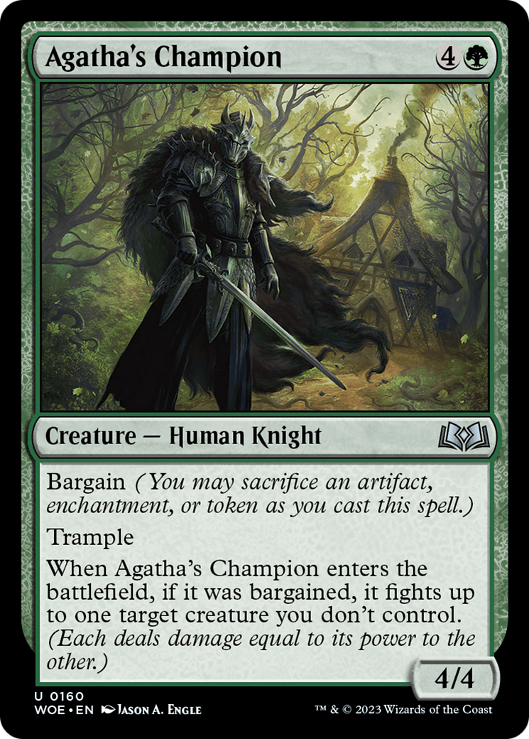 Agatha's Champion (160) - Wilds of Eldraine