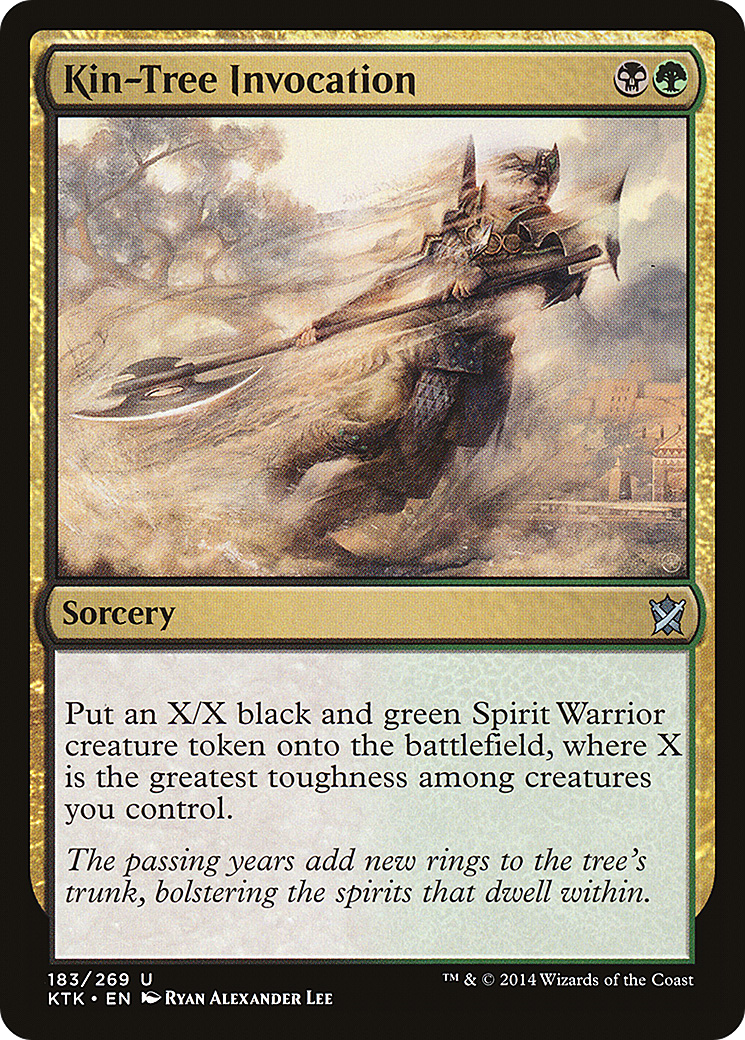 Kin-Tree Invocation (183) Foil - Khans of Tarkir