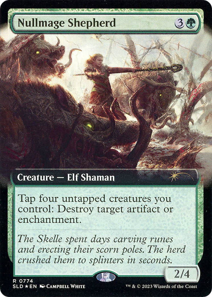 Nullmage Shepherd (Extended Art) (774) Foil - Secret Lair Drop