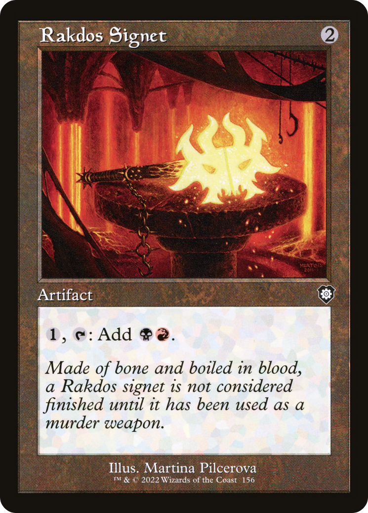 Rakdos Signet (Retro) (156) - The Brothers' War Commander