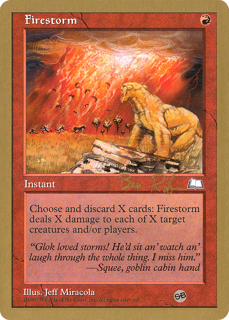 Firestorm (Retro) (br101sb) - World Championship Decks 1998