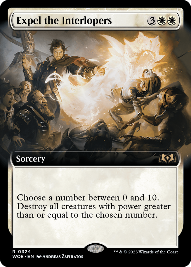 Expel the Interlopers (Extended Art) (324) Foil - Wilds of Eldraine