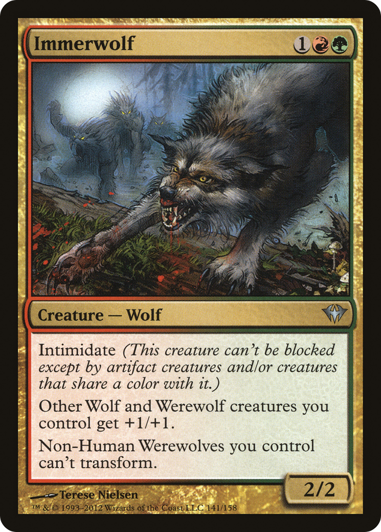 Immerwolf (141) Foil - Dark Ascension