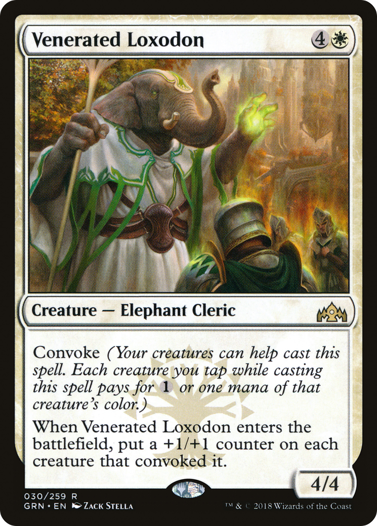 Venerated Loxodon (030) - Guilds of Ravnica