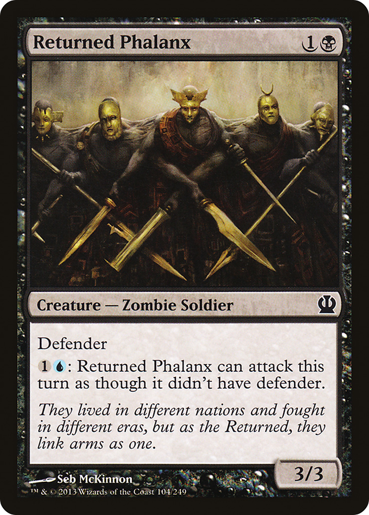 Returned Phalanx (104) Foil - Theros