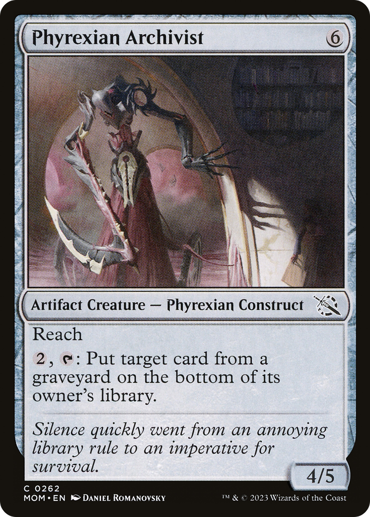 Phyrexian Archivist (262) Foil - March of the Machine