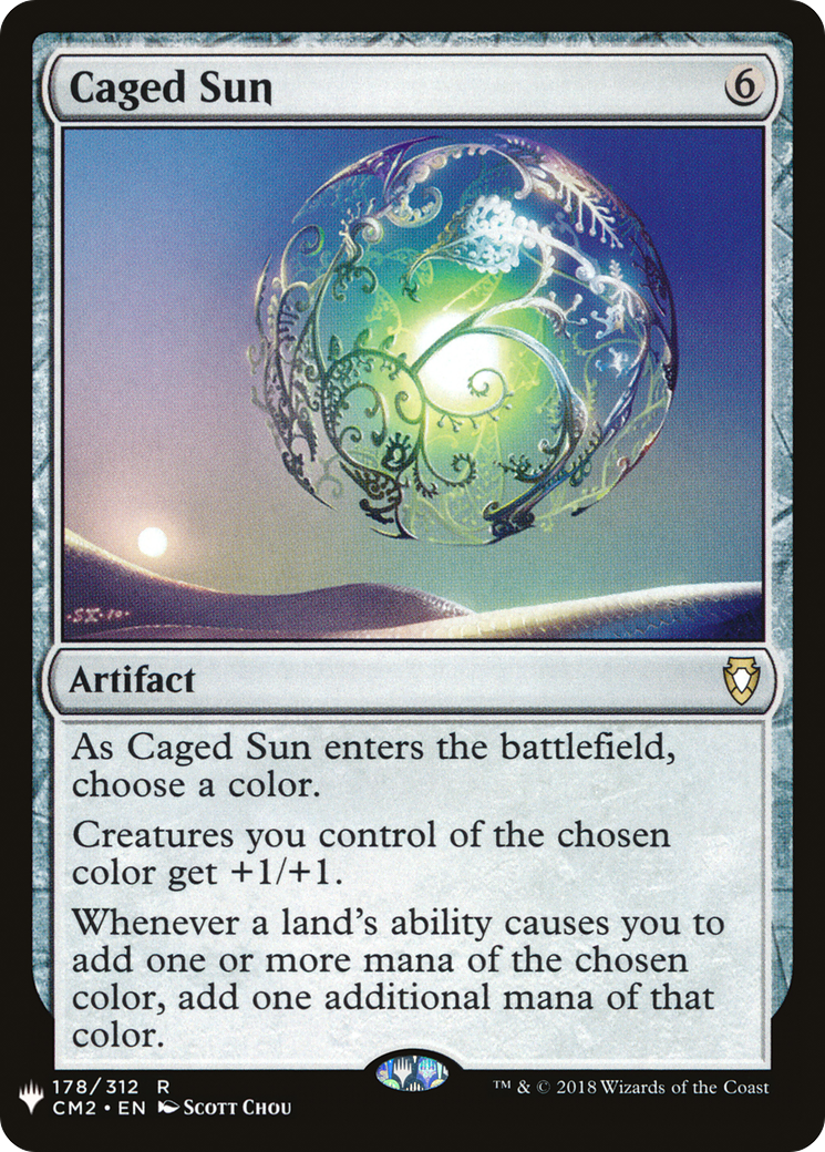 Caged Sun (CM2-178) - The List