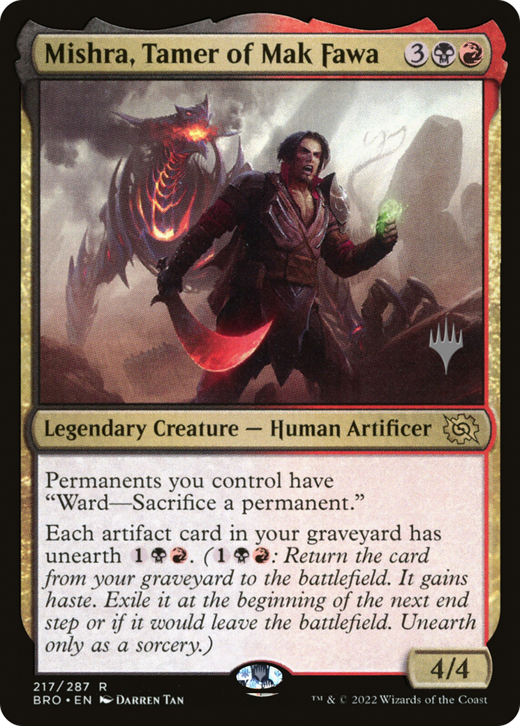Mishra, Tamer of Mak Fawa (217) - The Brothers' War Promos