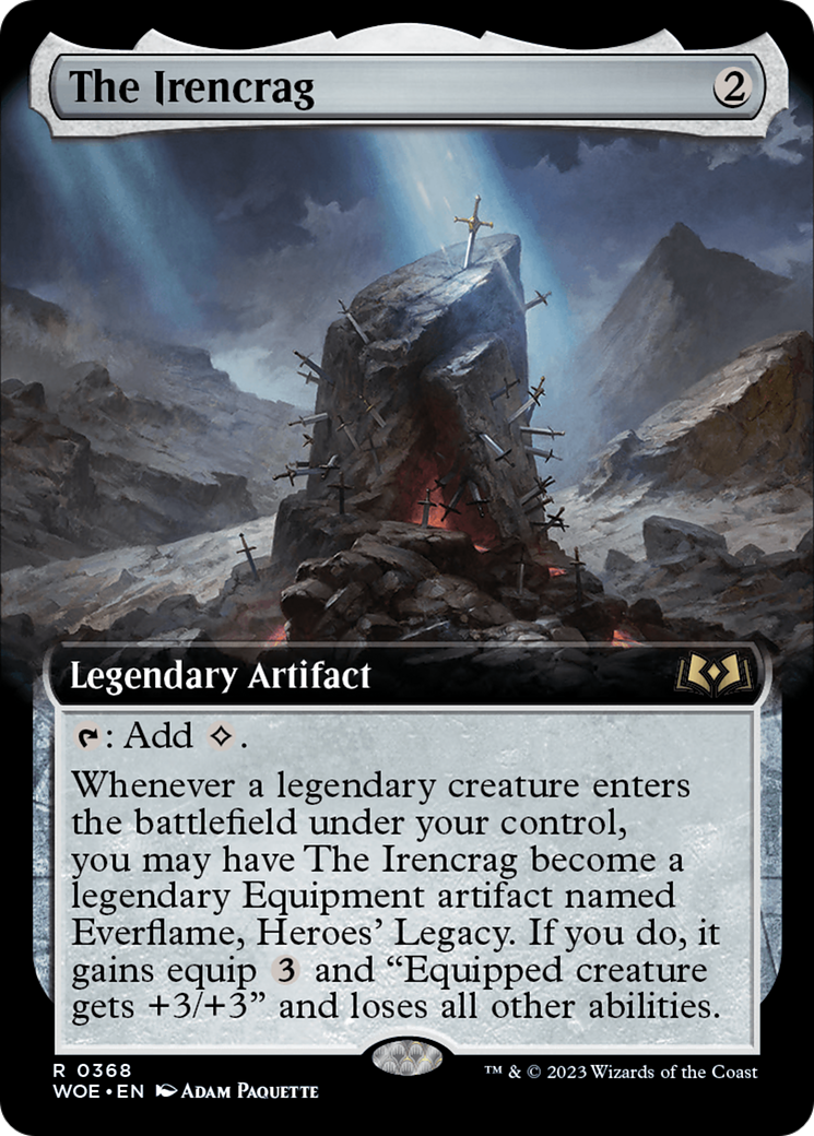The Irencrag (Extended Art) (368) - Wilds of Eldraine